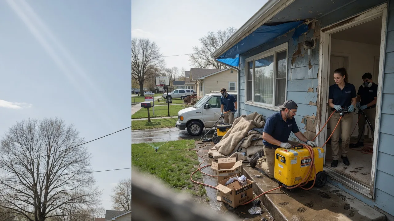 Basement Flood Cleanup in Kingsville, OH near me